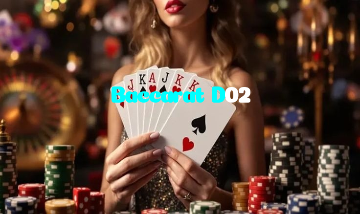 Baccarat D02 casino presented on mobile device in Pakistan with slots and live games